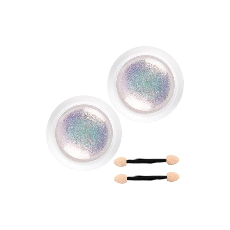 Polvo de uñas cromado de sirena 2 pcs 0, 3