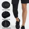 Knee Padded 2 Pack Compression Leg Sleeve Thigh Sports Protective