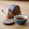 Wood Mug Coaster Heat Insulation Cute Snail Shape 5pcs Wooden