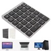 Numeric Keyboard Mini USB Rechargeable Wired 28 Keys Thin Portable