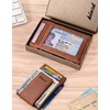 Money Clip, Front Pocket Wallet, Leather RFID Blocking Strong Magnet