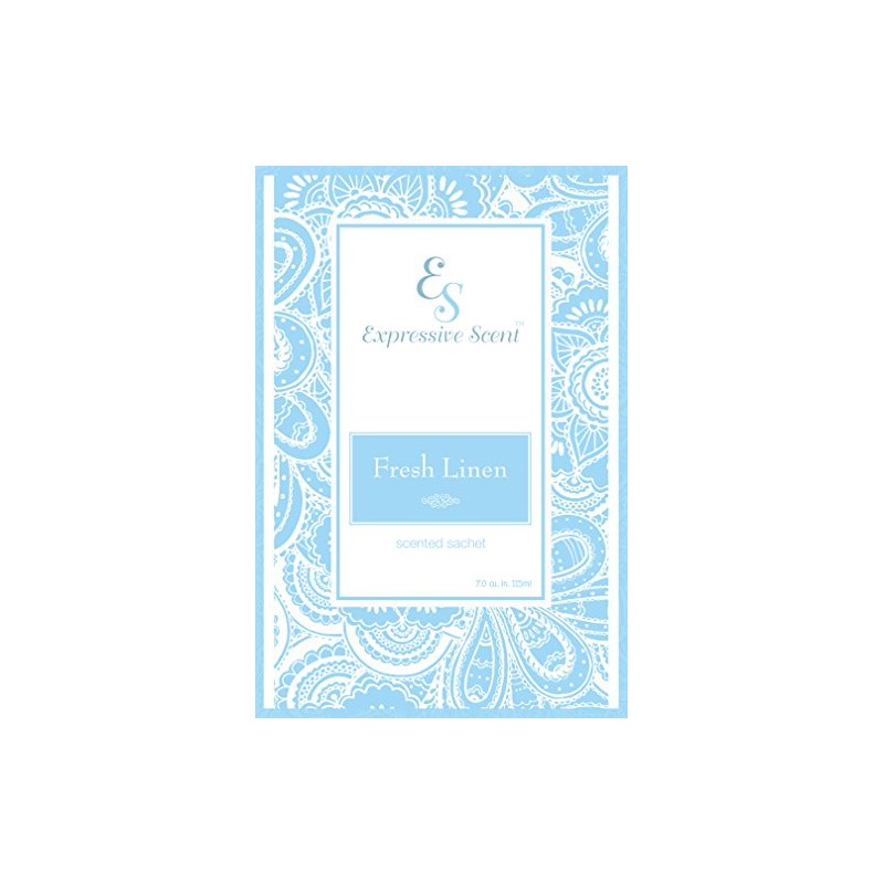 Fresh Linen Scented Sachet Envelope Air Freshener By Expressive Scent