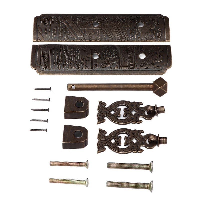 Antique Drawer Pendant Pulls Beautifully Engraved High Hardness Brass Book