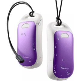 OCOOPA Magnetic 2in1 Hand Warmers Rechargeable Waterproof 6000mAh up to 18hours - Lavender Purple