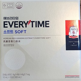 Jeonggwanjang CheongKwanJang Red Ginseng Extract Everytime Soft 10ml x 30 Pieces B / 정관장 홍삼정 에브리타임 소프트 10ml x 30개입 B