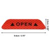 X AUTOHAUX 4pcs Car Door Reflective Sticker Open Warning Safety