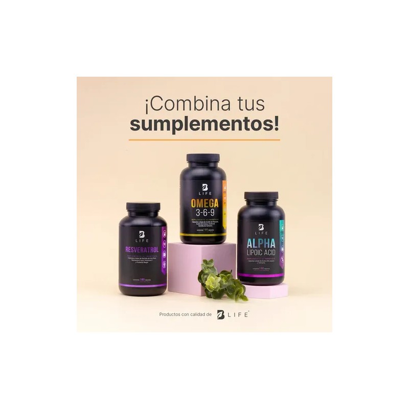 Omega 3 6 9, De 180 Cápsulas. B Life