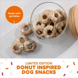 Milk-Bone Limited Edition Dunkin' Vanilla Glaze Flavor Biscuit Dog Treats, 8 Ounce