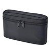 MUJI 02869076 Nylon Hand Pouch, Thin, Black, Approx. 4.9 x