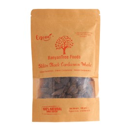 BanyanTree Foods Black Cardamom 100g~ All Natural, Indian Origin