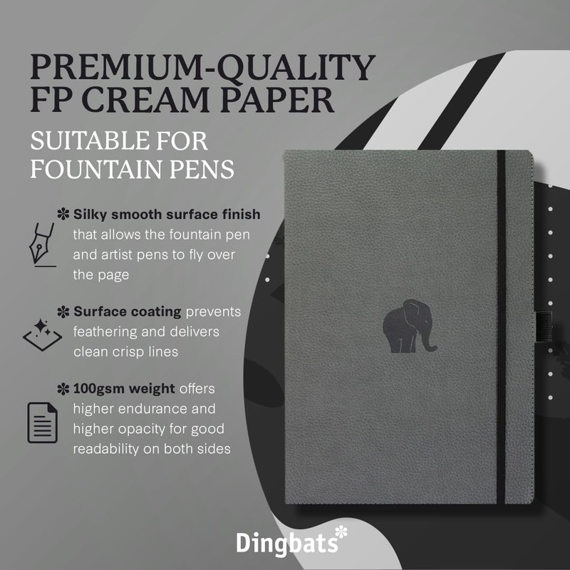 Dingbats* - Wildlife Plain Extra Large A4 Notebook - PU