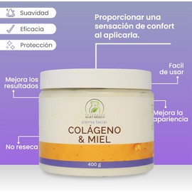 Crema Facial De Colágeno Con Miel Piel Más Joven Productos Mart Mexico 400g