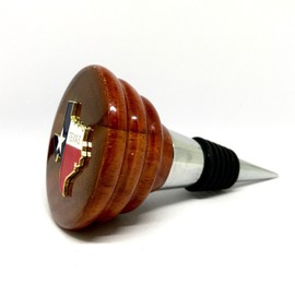 Texas Wine Stopper Exotic Rosewood Custom State of Texas Bottle Stopper – Cigar Cutters by Jim