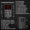 Jesverty DC Power Supply Variable, 0-30V 0-10A Adjustable Switching DC