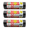 Tidyz 3 X Extra Strong Heavy Duty 20 Black Refuse
