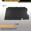 CNNELL Hood Insulation Pad Compatible with Chevy S10 GMC Sanoma
