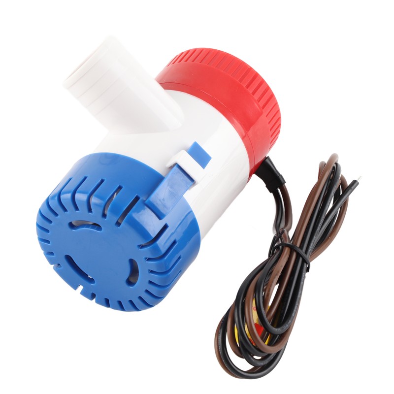 1100GPH 12V Submersible Bilge Pump Nonautomatic Marine Boat Water Pump