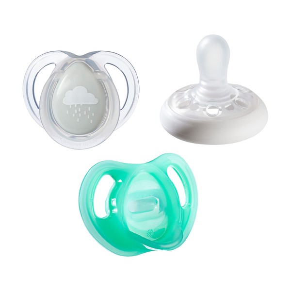 Tommee Tippee Pickapaci Mixed Pacifier 3 Pack, Breast-like, Ultralight and