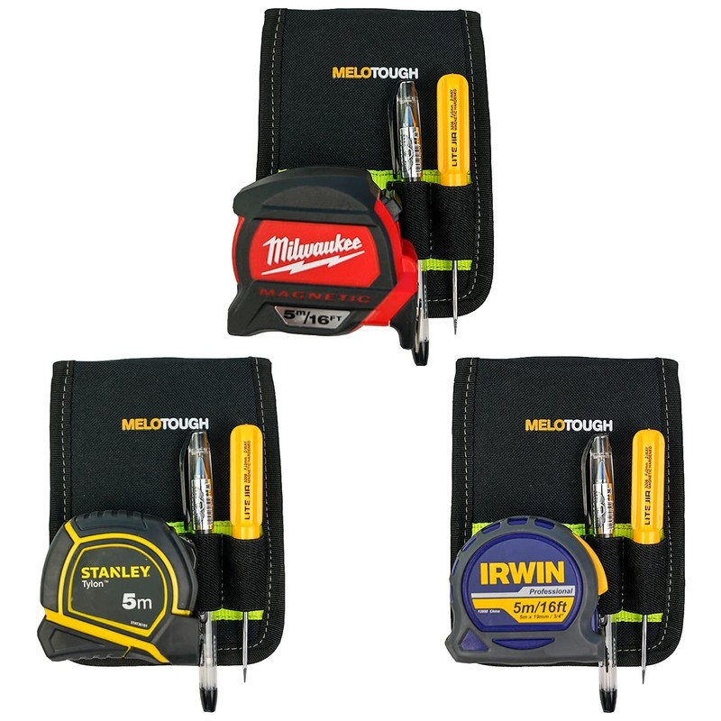 MELOTOUGH Tape Measure Holder Tape Clip Tool Holder with Drill