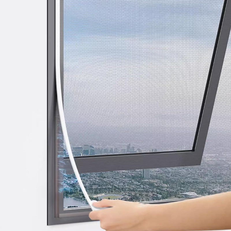Magnetic Window Screen Accessories with 8pcs Window Screen Corners 4pcs