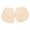 LIFKOME 2pcs Gel Foot Cushions for Women Non- Metatarsal Pads for High Heels Soft Arch Support for of Foot Beige Insoles for Comfortable Wear