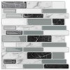 Art3d 10-Sheet Peel and Stick Kitchen Backsplash Tiles, 12"x12" Self-Adhesive