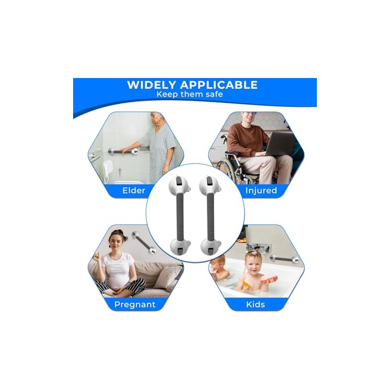 Joey&Viggy Suction Hand Rail 40 CM | MAX Hold 110