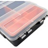 Compartment Small Parts Organizer, Waterproof Portable Organizer Box with Removable