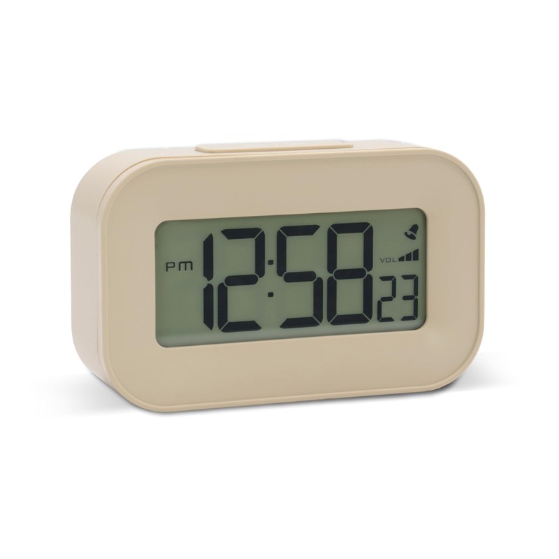 Acctim Kyle Digital Alarm Clock, LCD Digital Display with White