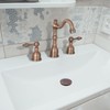 Akicon Push Button Antique Copper Finish Bathroom Sink Drain Stopper