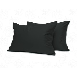 MistyMorning Pillow Cases 2 Pack, Soft & Premium quality Bedding & Linen, Egyptian Cotton with 200 Thread Count. (50 * 75+15 cm (Ochre/Yellow)