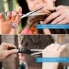 Professional Hair Cutting Scissors, YBLNTEK 9 PCS Barber Thinning Scissors