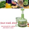 GProME Manual Food Processor -Salsa Maker Hand Chopper Blender As