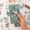 Dwpetzo Precut Winter Journaling Stickers Book for Women, Woods in