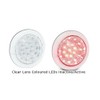 LED Autolamps 12V Recessed Mount Round Stop/Tail Lamp with Clear
