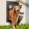 Dog Door for Wall, All Aluminum Large Doggy Door Doggie