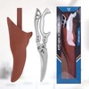 Kitchen Scissors with Metal Handles for Chicken, Poultry, Fish, Meat