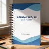 Agenda Escolar Diaria 2026 -2027 Personalizada Pasta Dura 39