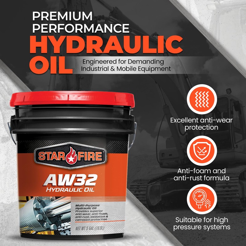 STARFIRE AW32 Hydraulic Oil – 5 Gallon Pail – Premium