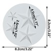 TAOXIBEI Star Polymer Clay Mold Five Pointed Star Silicone Molds