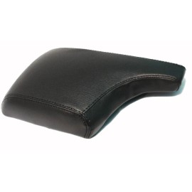 Kar Designers Fits 14-16 Mazda 3 Real Leather Center Console Lid Armrest Cover Black
