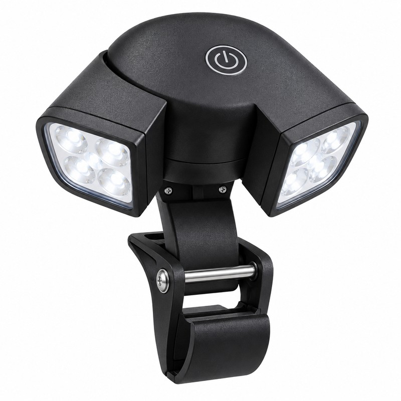 Portable LED BBQ Grill Light – Handle-Mount Clip-On Flashlight for