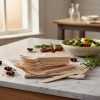 Tenedor Madera Biodegradable 6 Pulgadas 100 Piezas Wecare Ecológico Beige