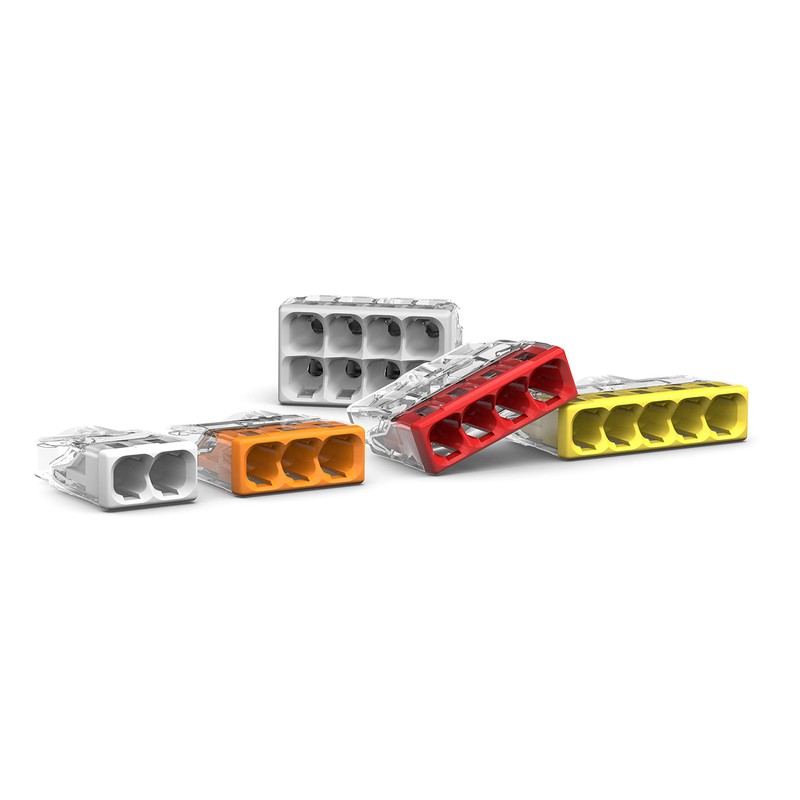 WAGO 2273-202/996-040 Compact Junction Box Terminal, Transparent (Pack of 40)