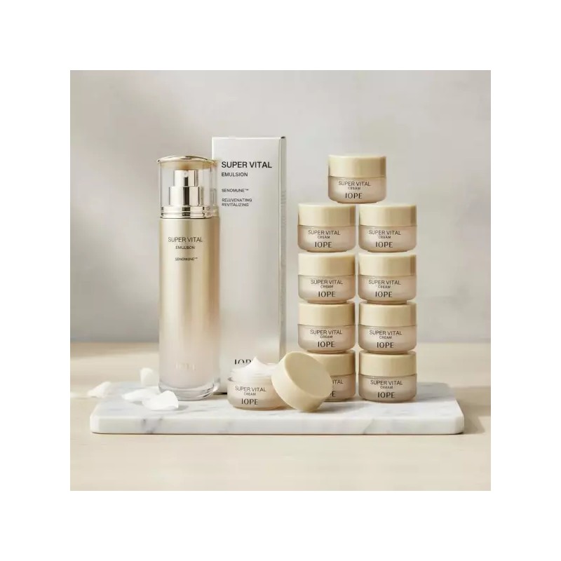 IOPE NEW 아이오페 슈퍼바이탈 에멀젼150ml +소프너/에멀젼/크림/세럼/에센스 추가증 정 구성선택 NEW