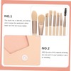 Baluue 2 Sets Makeup Powder Puff Blush Brush Set Travel