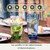 MIYOPESI 26oz Colorful Acrylic Glasses Drinkware (Set of 8), Hammered-stria