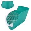 Small Animal Litter Box Fanshaped Rabbit Corner Toilet Box Potty