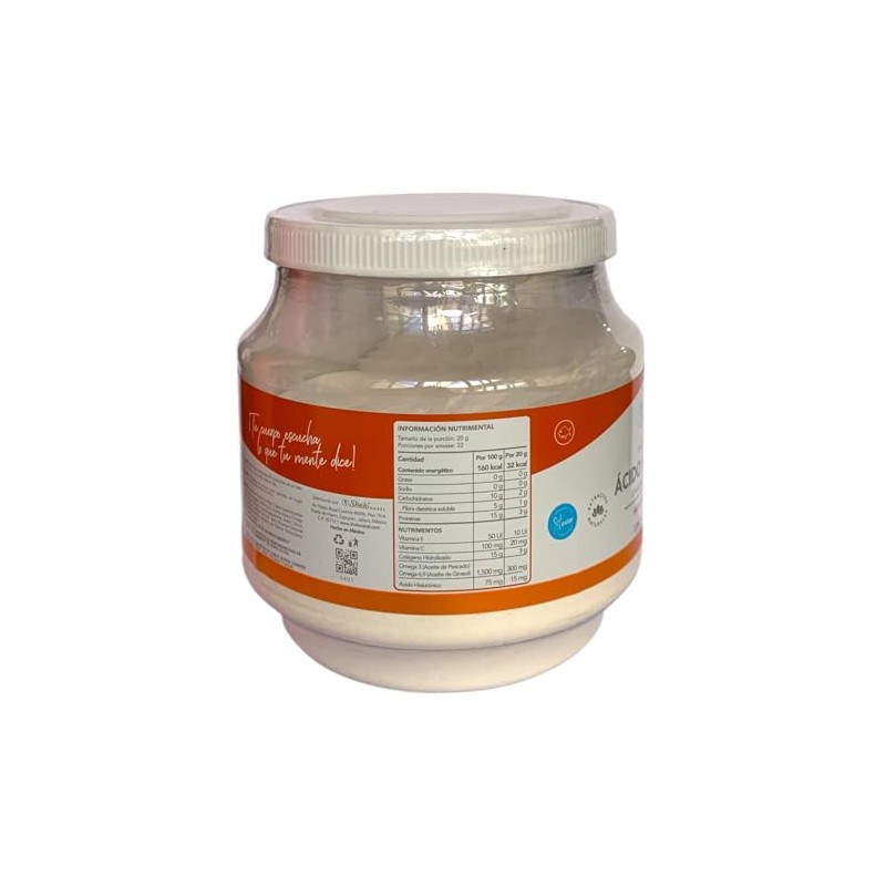 Shelo Nabel Colágeno hidrolizado plus sabor mango-granada 450 gr.