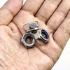 MINHER M10-1.5 Nylon Insert Locknuts,304 Stainless Steel Lock Nuts, Metric